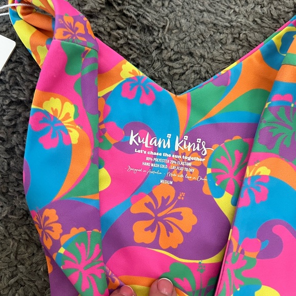 NWT Kulani Kinis Y Cheeky Bikini Bottom in Tutti Frutti - Picture 3 of 5